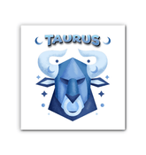 Taurus Wrapped Canvas 12x12 | Zodiac Series 2 - Beyond T-shirts